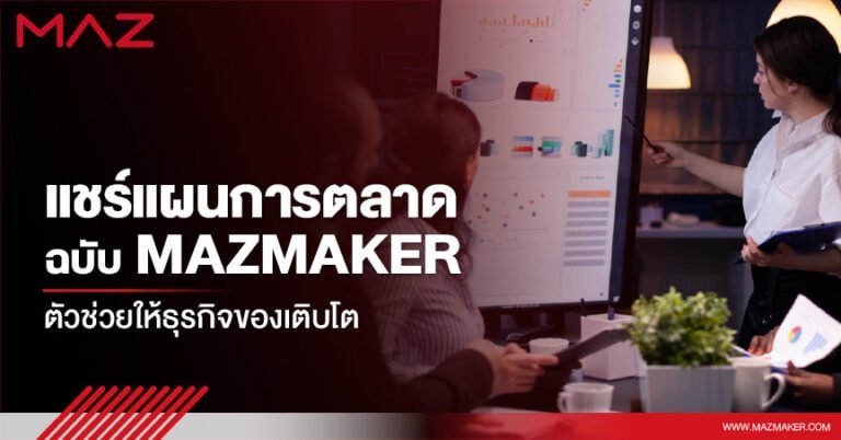 แชร์แผนการตลาดฉบับ Mazmaker ตัวช่วยให้ธุรกิจของเติบโต