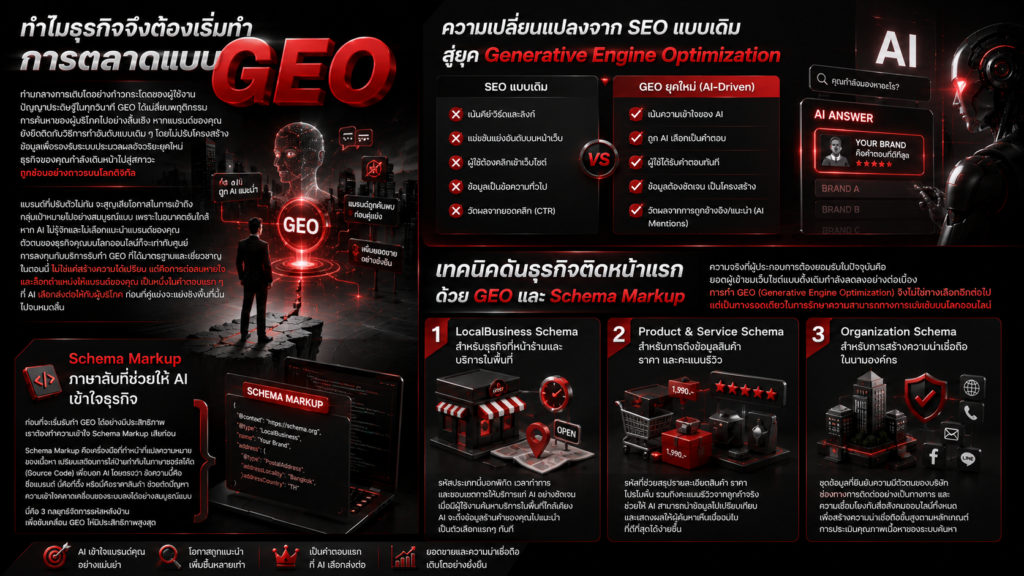 ทำไมธุรกิจจึงต้องเริ่มทำการตลาดแบบ GEO